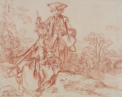Fête Galante by François Boucher